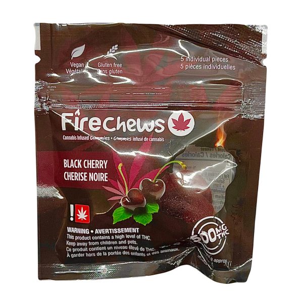 FIRE CHEWS (500-MG-THC) BLACK CHERRY