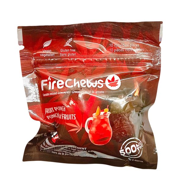 FIRE CHEWS (500-MG-THC) FRUIT PUNCH