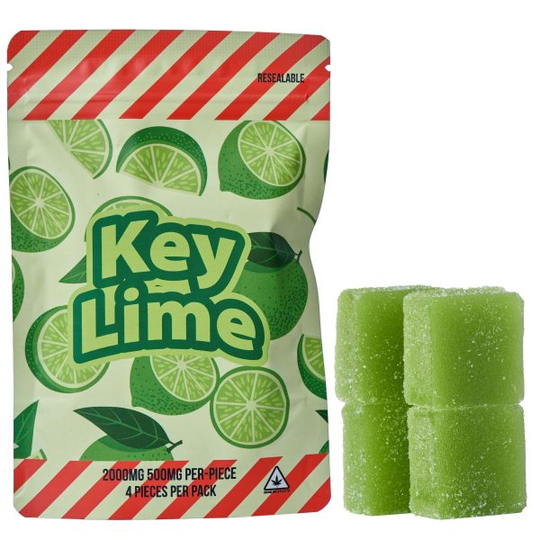 SUPER DOSE GUMMYS – (2000-MG-THC) KEY LIME