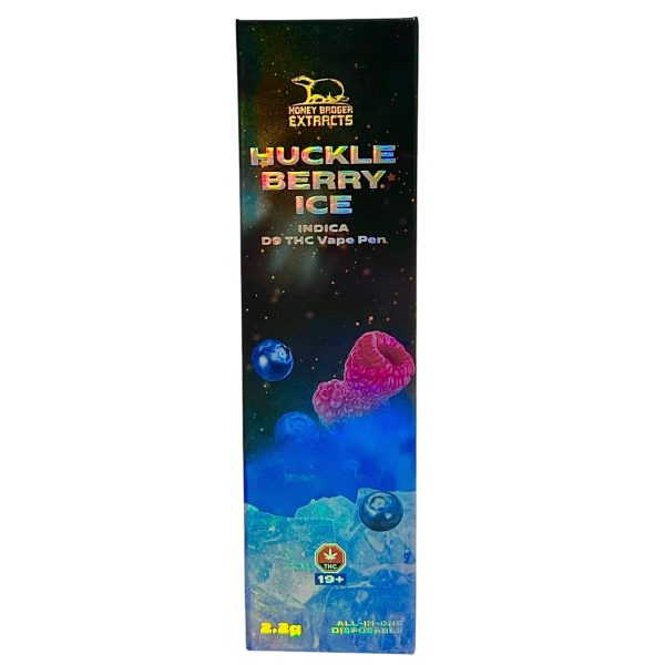 HONEY BADGER VAPE PEN - HUCKLE BERRY ICE (2G)