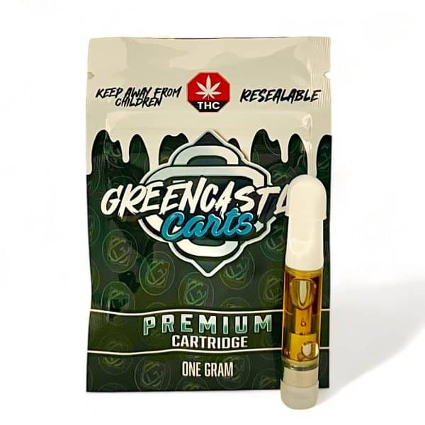 GREEN CASTLE DISTILLATE VAPE CART – PIE HOE