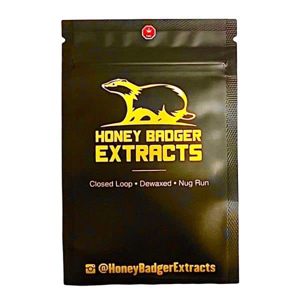 HONEY BADGER EXTRACTS SHATTER – SPACE CAKE
