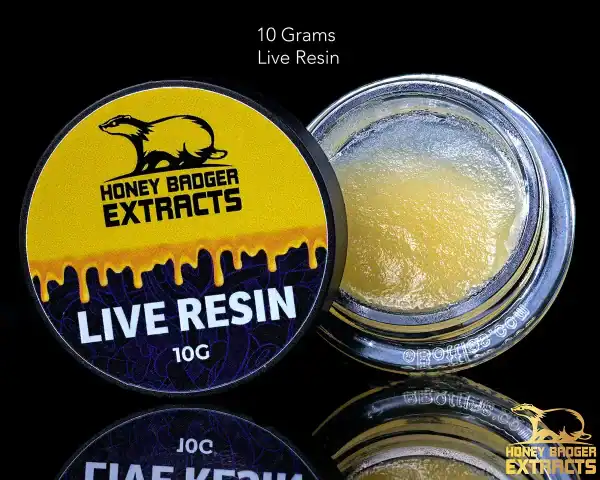 HONEY BADGER LIVE RESIN BALLER JAR – SLURRICANE (10 GRAM)