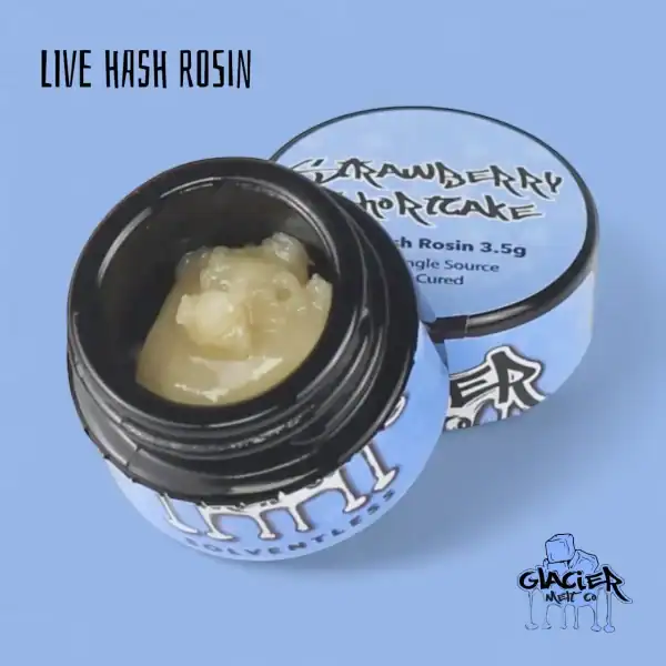 GLACIER MELT CO LIVE HASH ROSIN – CHERRY PIE (2 GRAM JAR)