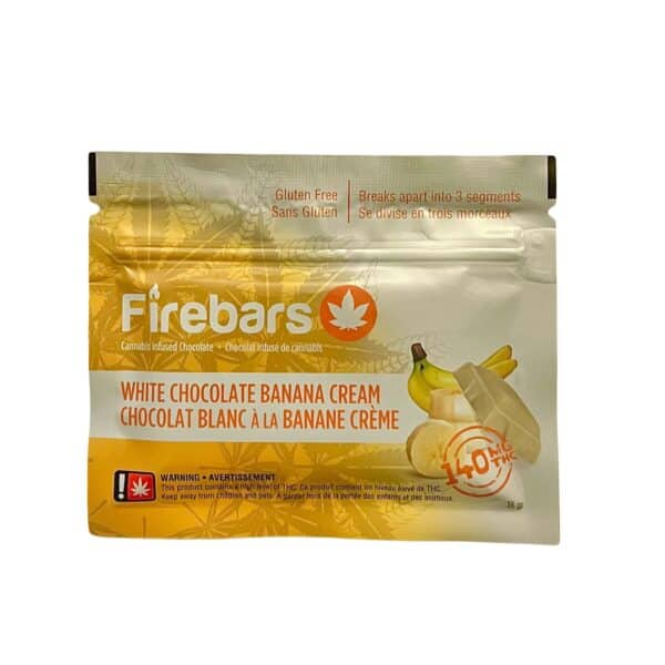FIRE BARS – (140-MG-THC) WHITE CHOCOLATE BANANA CREAM