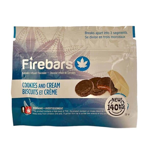 FIRE BARS – (140-MG-THC) COOKIES & CREAM