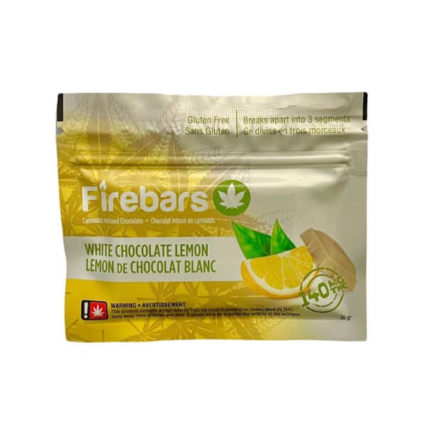 FIRE BARS – (140-MG-THC) WHITE CHOCOLATE LEMON