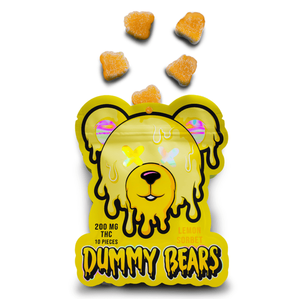 DUMMY BEARS GUMMYS (200-MG-THC) – LEMON SORBET