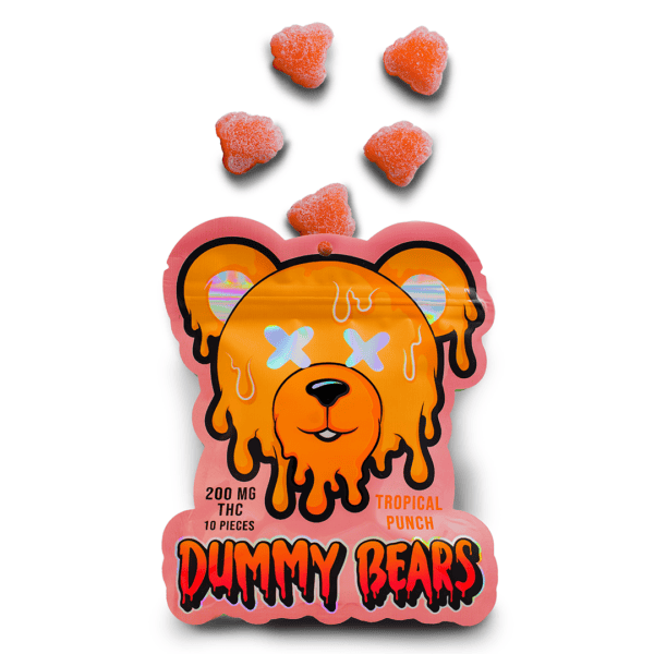 DUMMY BEARS GUMMYS (200-MG-THC) – TROPICAL PUNCH
