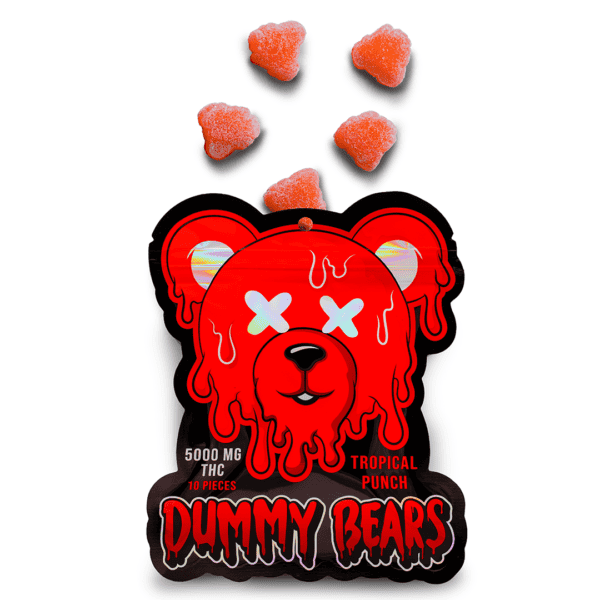 DUMMY BEARS GUMMYS (5000-MG-THC) – STRAWBERRY WATERMELON