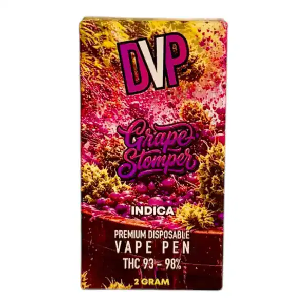 DVP DISPOSABLE VAPE – GRAPE STOMPER (2 GRAM)